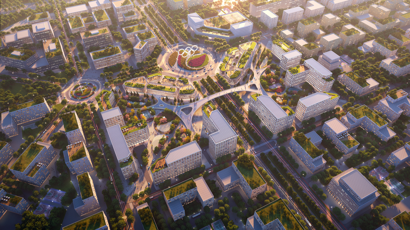 Зеленые парки Yangi Tashkent